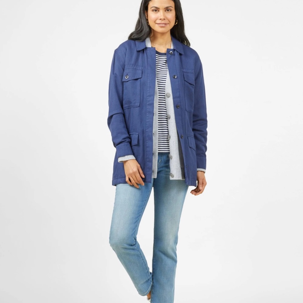 Outerknown Find Your Outerknown Utility Jacket in Dark Navy